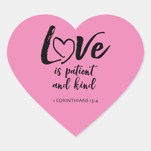 Sticker de coeur d'amour (Devant)