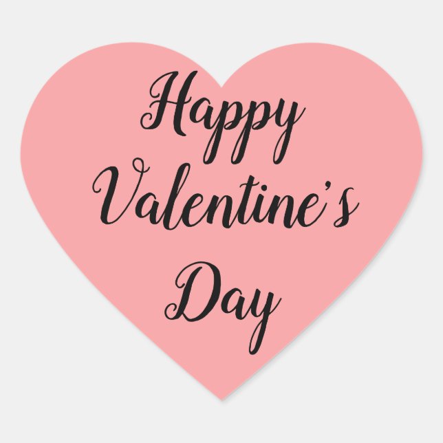 Sticker de coeur de la Saint-Valentin (Devant)