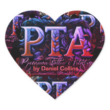 Sticker de coeur "féminisé"