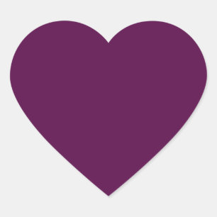 Sticker de coeur pourpre foncé