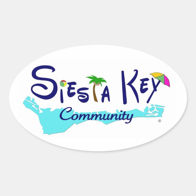 Sticker de communauté clé Siesta (Devant)