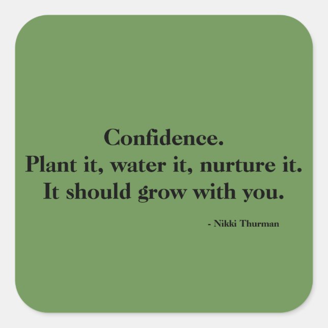 Sticker de confiance (Devant)