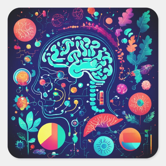 Sticker de connexion Neuro-Gut (Devant)