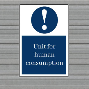 Sticker de consommation inapte