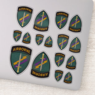 Sticker de contour de l'armée des affaires civiles
