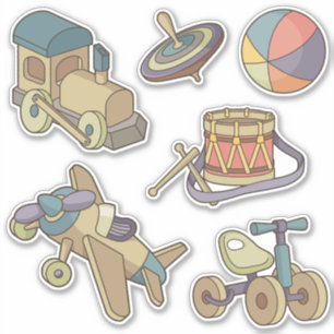 Sticker de contour de l'icône Jouets