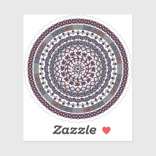 Sticker de contour du Jour de l'Indépendance conne (Feuille)