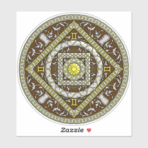 Sticker de contour Mandala Gemini