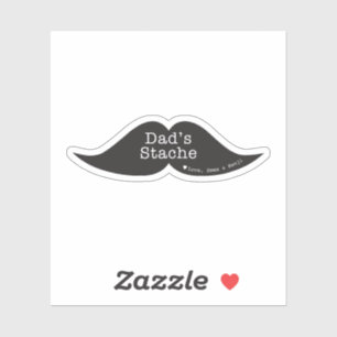 Sticker de contour pour la Moustache drôle pour la
