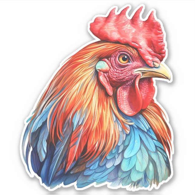 Sticker de coq (Devant)
