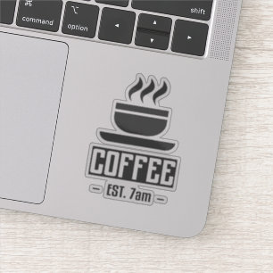Sticker de correction du café du matin