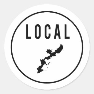 Sticker de design local d'Okinawa