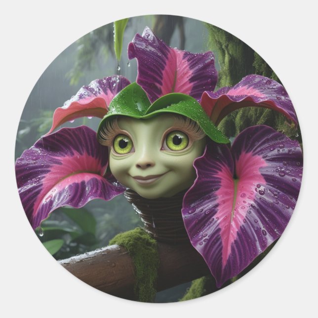 Sticker de design tropical (Devant)