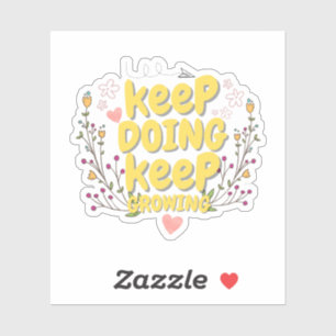 Sticker de devis motivationnel