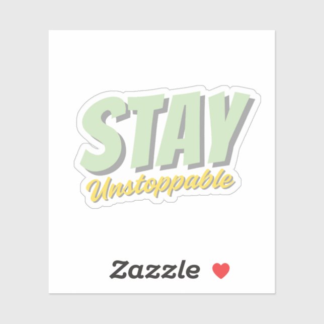 Sticker de devis motivationnel (Feuille)