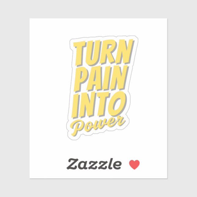 Sticker de devis motivationnel (Feuille)