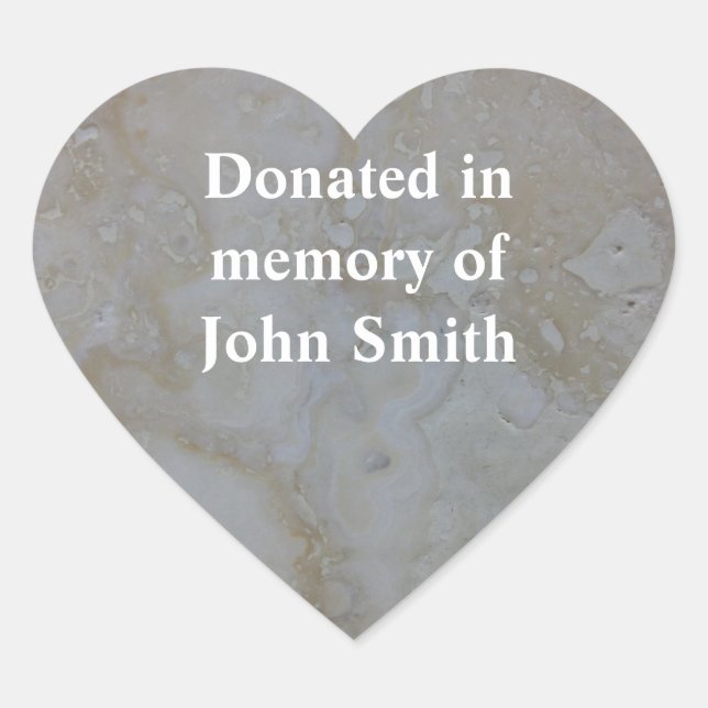 Sticker de don de livre pierre (Devant)