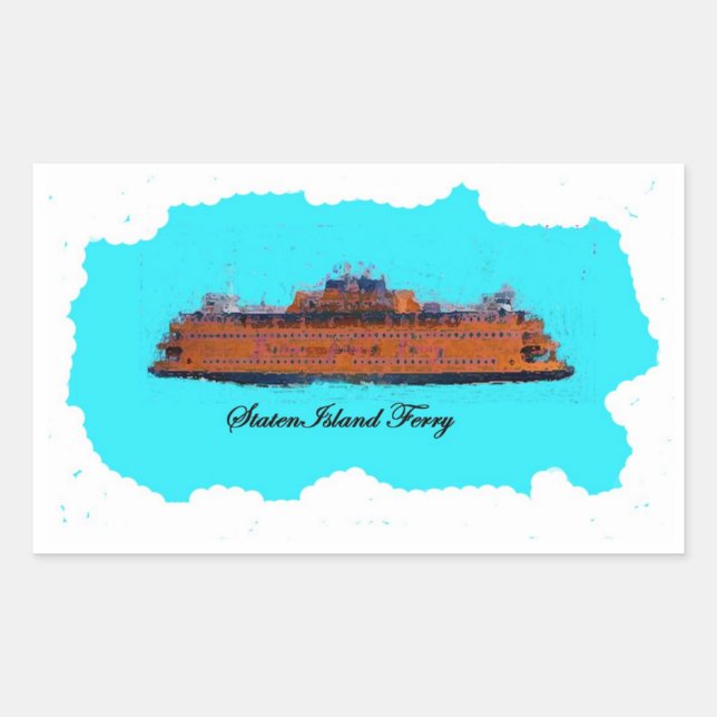 Sticker de ferry de Staten Island (Devant)
