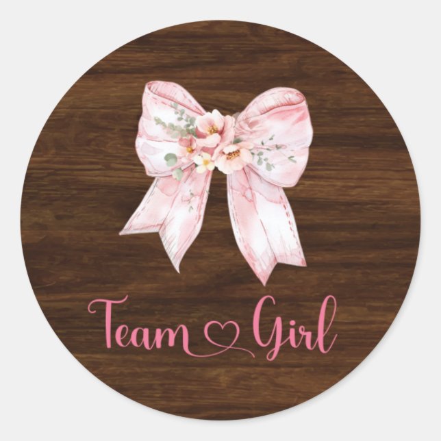 Sticker de fille Rustique Botte ou vaches Floral B (Devant)