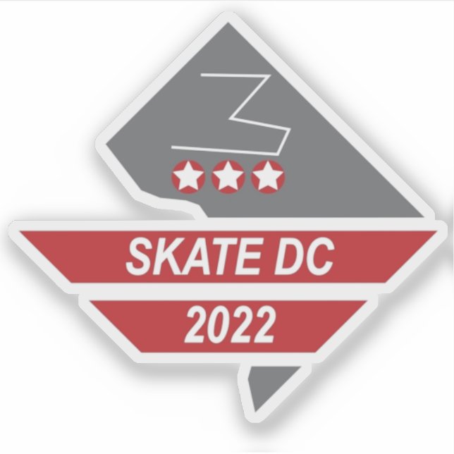 Sticker de fin de semaine Skate DC 2022 (Devant)