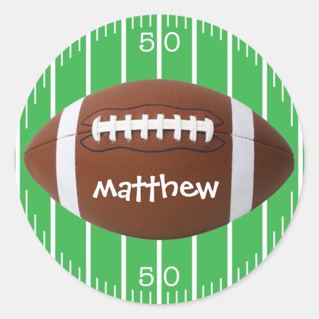 Sticker de football personnalisé (Devant)