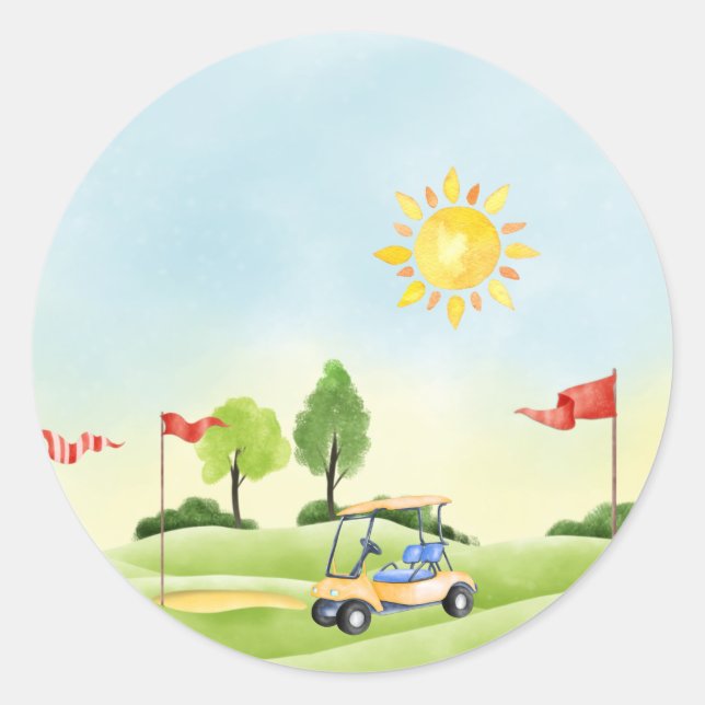 Sticker de golf (Devant)