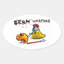 Sticker de guerre de germe