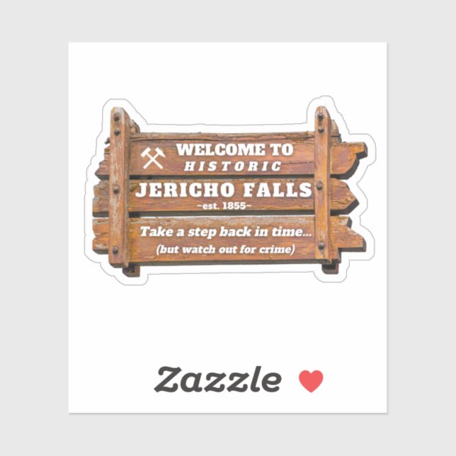 Sticker de Jericho Falls (Feuille)