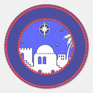 Sticker de Jesse Tree Town de Bethlehem