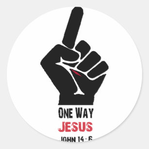 Sticker de Jésus d'une manière
