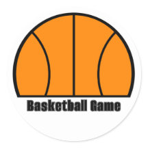 Sticker de jeu de basket-ball