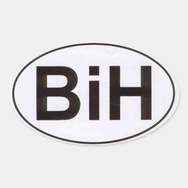 Sticker de la Bosnie-Herzégovine (Bosnie-Herzégovi (Devant)
