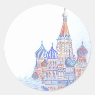 Sticker de la cathédrale Saint-Basile