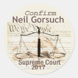 Sticker de la Cour Suprême Neil GORSUCH