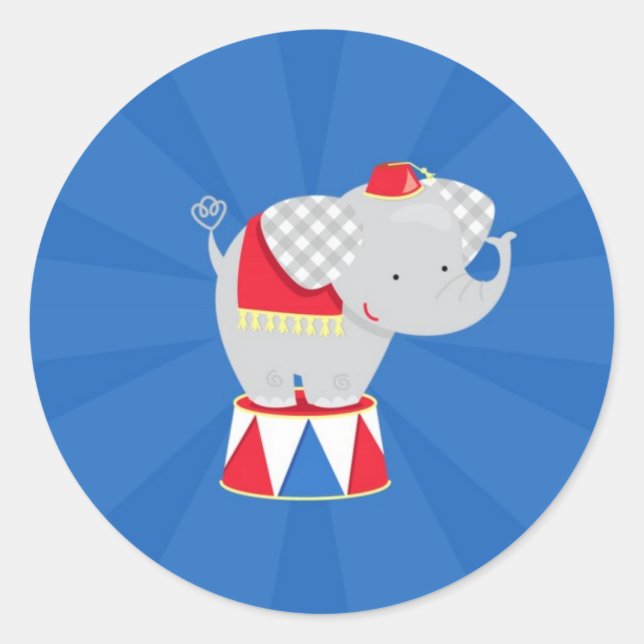 Sticker de la fête du Carnaval de cirque (Devant)