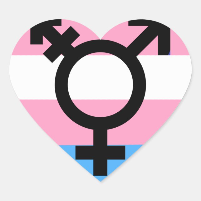 Sticker de la fierté transgenre MTF FTM (Devant)