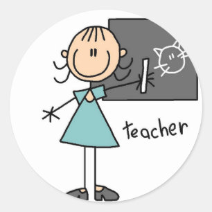 Sticker de la figure de l'enseignant