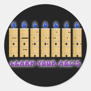 Sticker de la guitare ABC