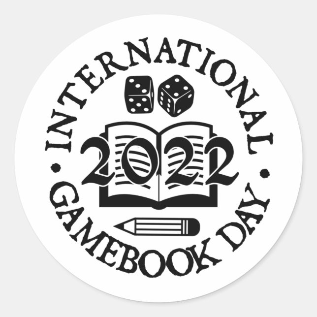 Sticker de la Journée internationale du livre de j (Devant)