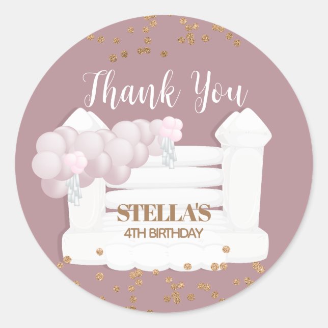 Sticker de la maison de rebond de la partie de vid (Devant)