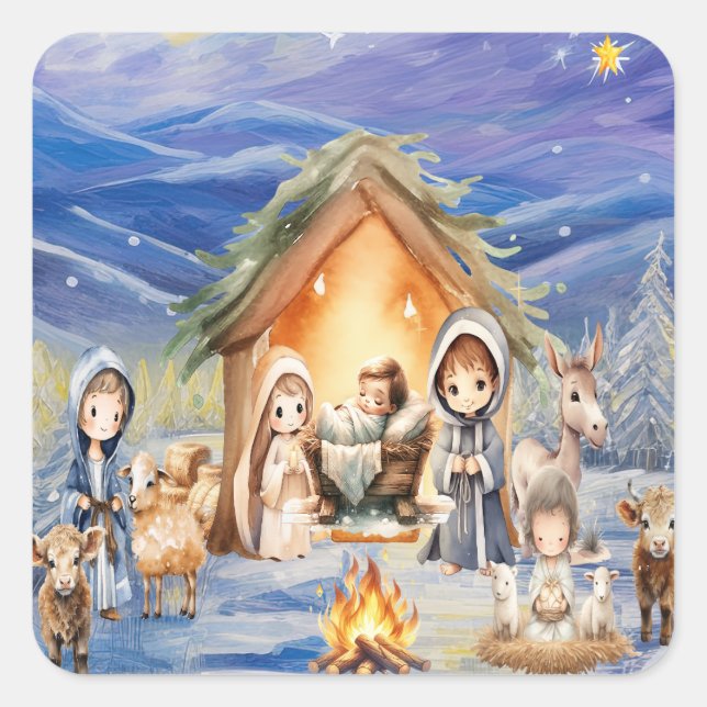 Sticker de la Nativité (Devant)