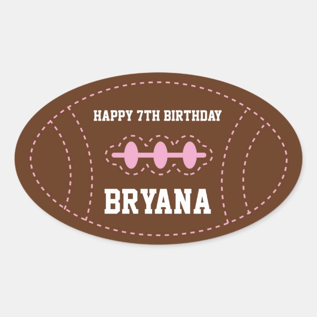 Sticker de la partie de Baby shower de football po (Devant)