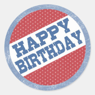 Sticker de la partie de hockey - Joyeux anniversai