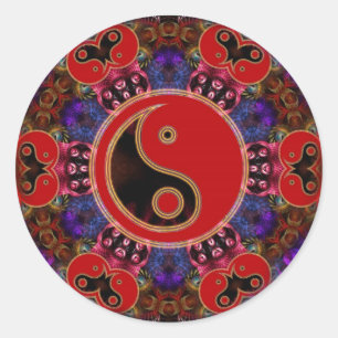 Sticker de la sagesse YinYang