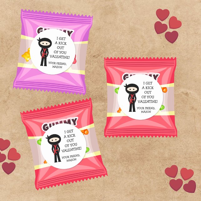 Sticker de la Saint Valentin Red Ninja (Créateur téléchargé)