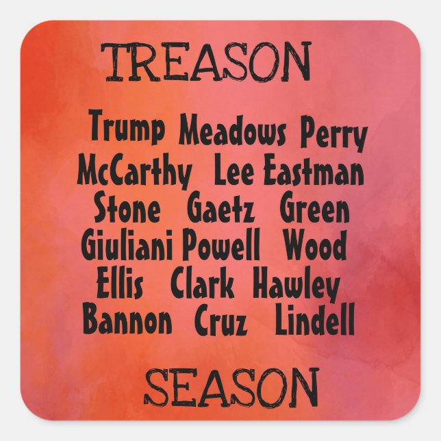 Sticker de la saison de trahison (Devant)