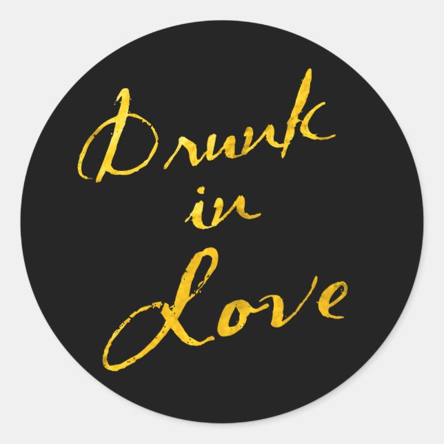 Sticker de l'amour ivre (Devant)