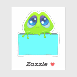 Sticker de l'analyseur de grenouilles mignon Color