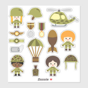 Sticker de l'armée des enfants