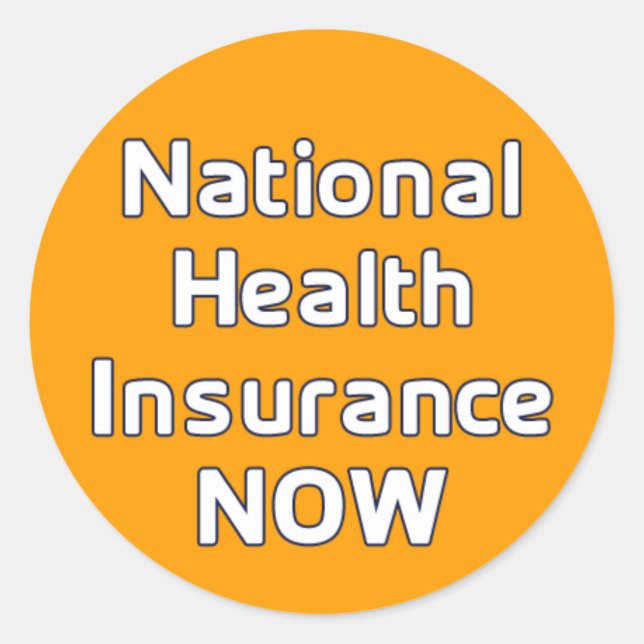 Sticker de l'assurance maladie nationale (Devant)